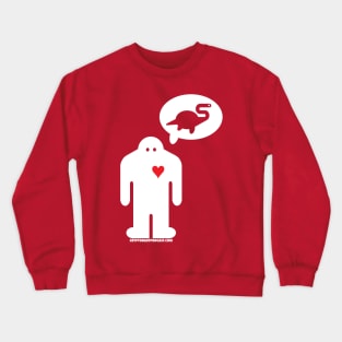 Sasquatch Loves Nessie Crewneck Sweatshirt